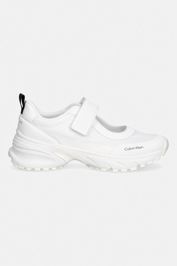 Calvin Klein HIKE RUNNER SLIPON MJ RIPS superge ženske HW0HW03141 bela SS26