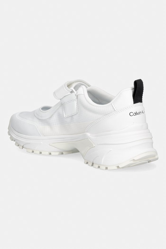 Obutev Calvin Klein HIKE RUNNER SLIPON MJ RIPS superge ženske HW0HW03141 bela