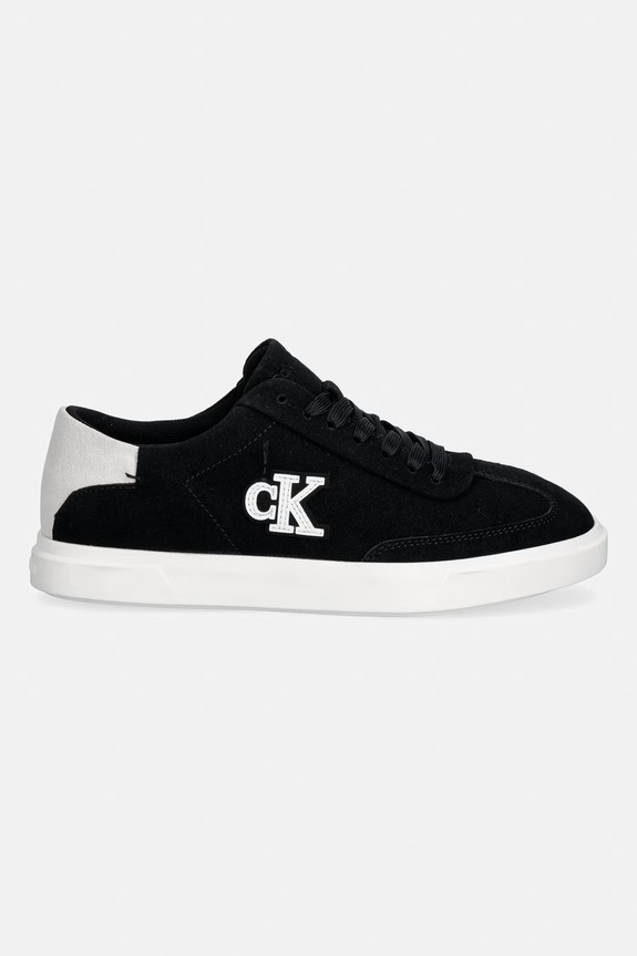 Calvin Klein LOW PRO CUPS WT SUEDE MG tenisky dámske HW0HW03144 čierna SS26