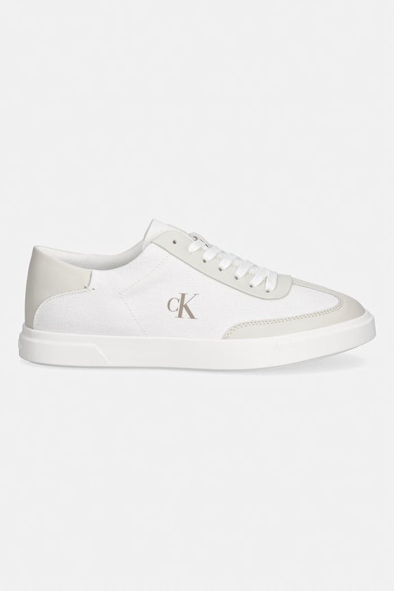 Calvin Klein LOW PRO CUPS WT CANV MG sneakers pentru femei HW0HW03145 alb SS26