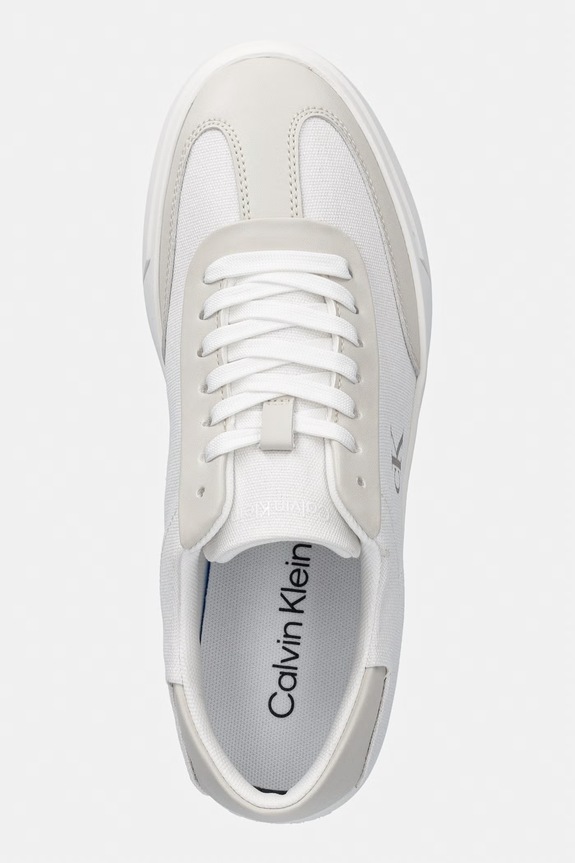Calvin Klein LOW PRO CUPS WT CANV MG sneakers pentru femei alb HW0HW03145