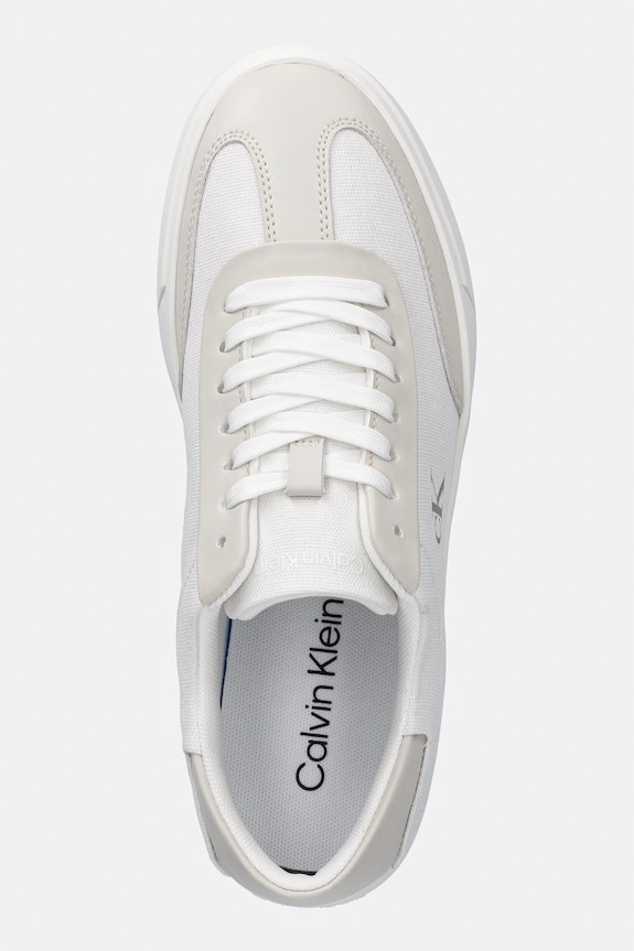 Calvin Klein LOW PRO CUPS WT CANV MG sneakers pentru femei alb HW0HW03145