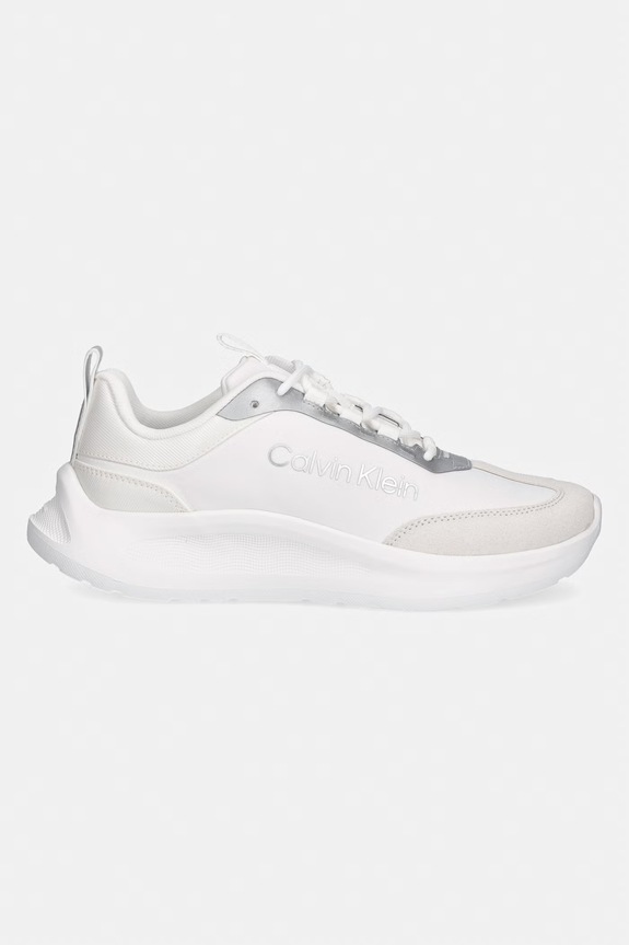 Calvin Klein LIGHT EVA RUNNER NYL-SUE sneakersy damskie HW0HW03149 biały SS26