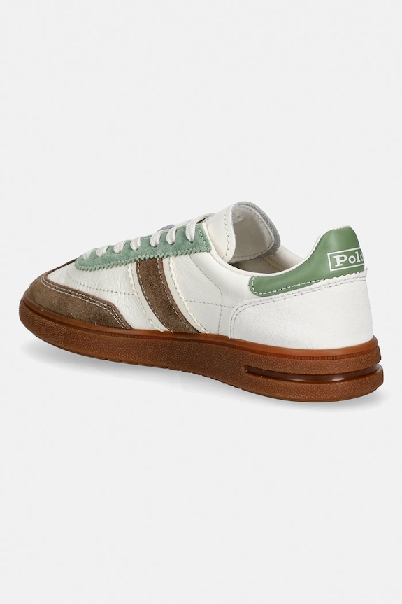 Obuv Kožené tenisky Polo Ralph Lauren Bedford 804P04920003.101 biela