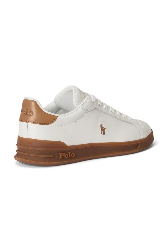 Încălțăminte Polo Ralph Lauren sneakers din piele Hrt Ct II 804P08223001.101 alb