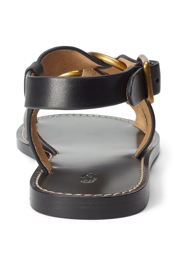 Παπούτσια Δερμάτινα σανδάλια Polo Ralph Lauren Plo Rng Sandal 818923266002.001 μαύρο