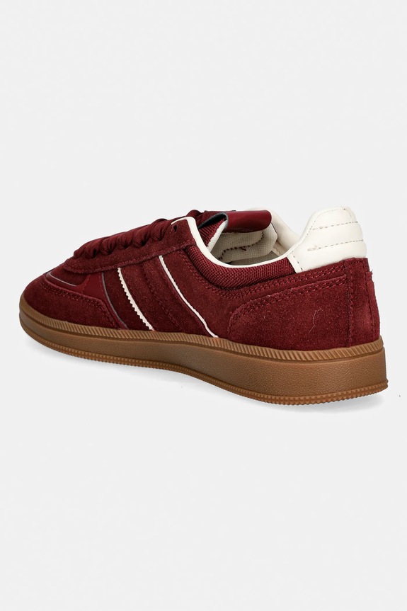 Încălțăminte Tommy Jeans sneakers din piele întoarsă THE GREENWICH EDGE SUEDE EN0EN02924 burgundia