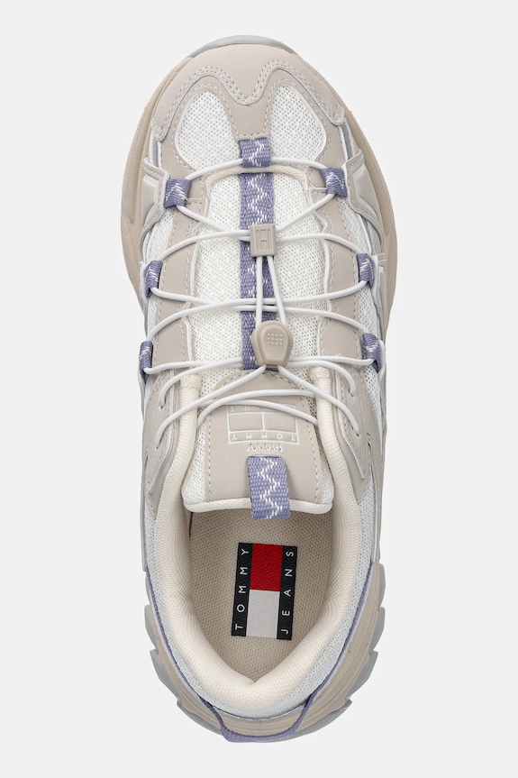 Tenisky Tommy Jeans TJW OUTDOOR RUNNER béžová EN0EN02926