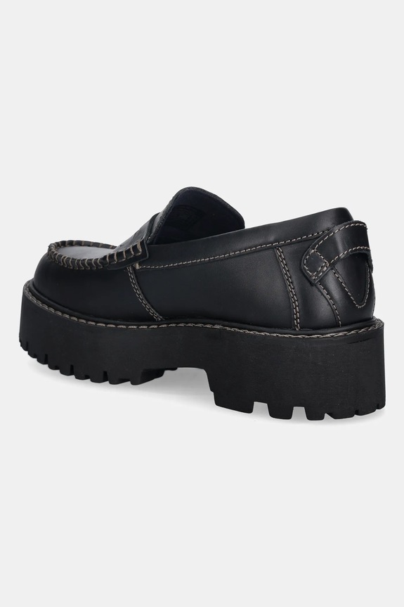 Obuv Kožené mokasíny Tommy Jeans ARCHIVE 01 LOAFER LEATHER EN0EN03005 čierna