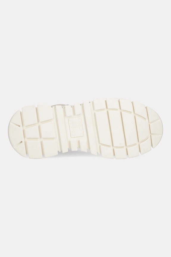 Δερμάτινα sneakers Tommy Jeans TJW VULC FLATFORM LEATHER EN0EN03008 μπεζ
