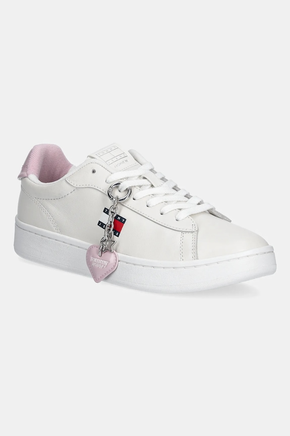 Kožené tenisky Tommy Jeans ARCHIVE 98 VALENTINES iný biela EN0EN03024