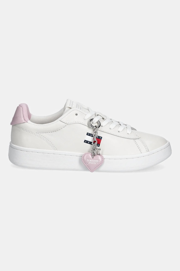Kožené tenisky Tommy Jeans ARCHIVE 98 VALENTINES EN0EN03024 biela SS26