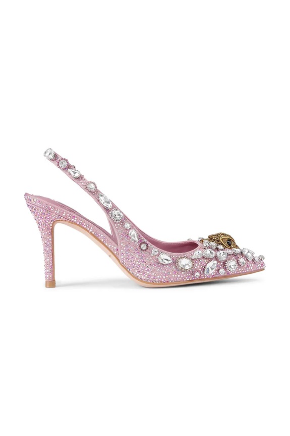 Visoke pete Kurt Geiger London Belgravia C High Sling Sintetični roza 5385853609