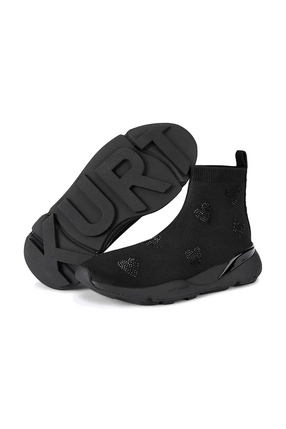 Obuwie Kurt Geiger London sneakersy Kurt Knit Sock Runner Dr 5372000609 czarny