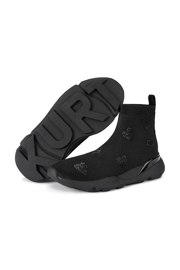 Obuwie Kurt Geiger London sneakersy Kurt Knit Sock Runner Dr 5372000609 czarny