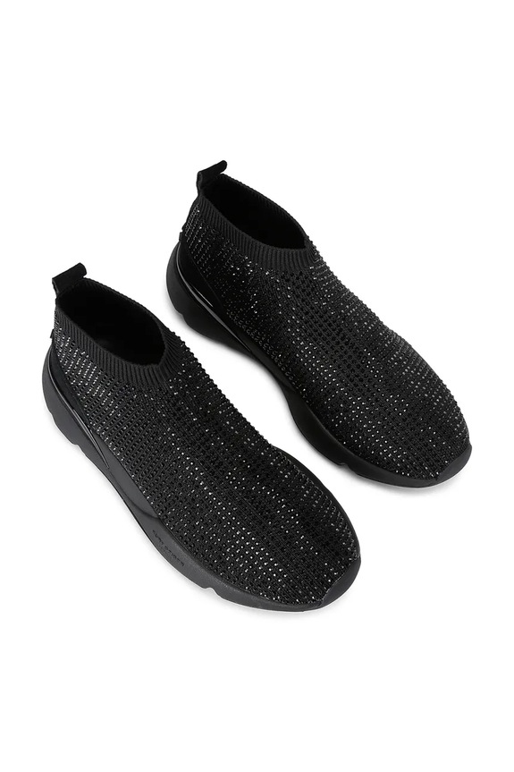 Kurt Geiger London sneakersy Kurt Crystal Knit Dr 5371600609 czarny SS26