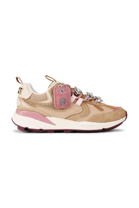 Kurt Geiger London sneakers din piele Kurt Runner piele întoarsă bej 5064348219
