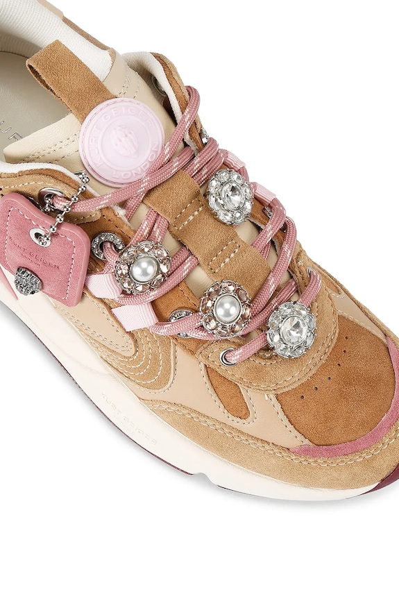Kurt Geiger London sneakers din piele Kurt Runner bej 5064348219