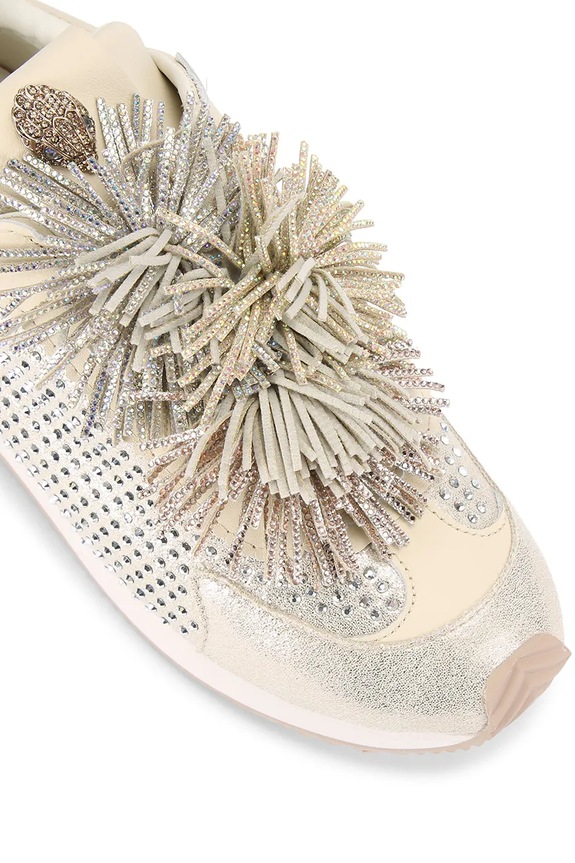 Încălțăminte Kurt Geiger London sneakers Islington Pom Pom Pump 5377765209 aur