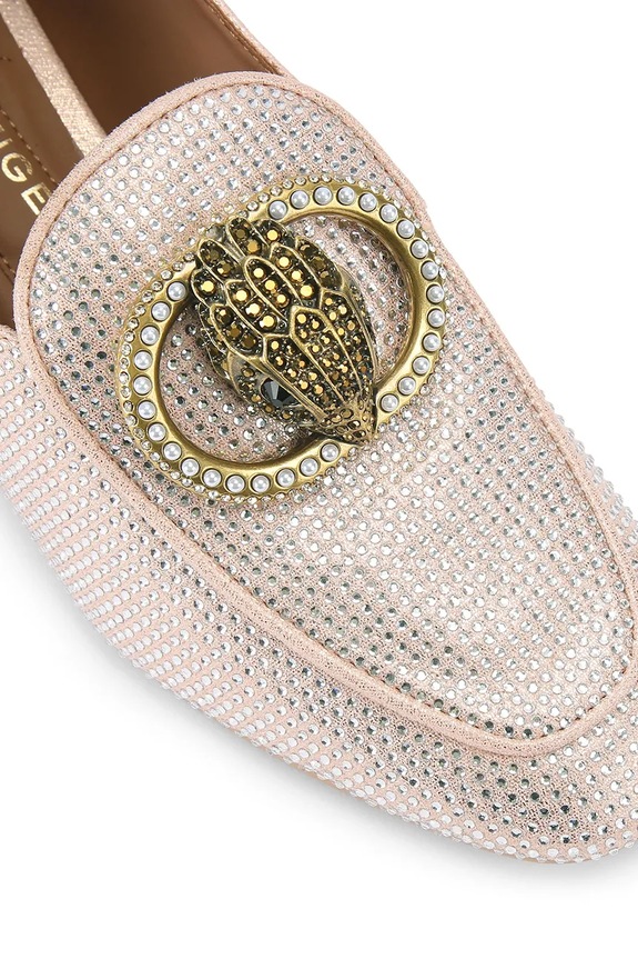 Obuća Mokasinke Kurt Geiger London Chelsea Fold Back Loafer 5388924069 srebrna