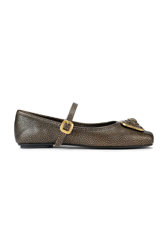 Kožne balerinke Kurt Geiger London Pimlico Ballerina smeđa 5392060109