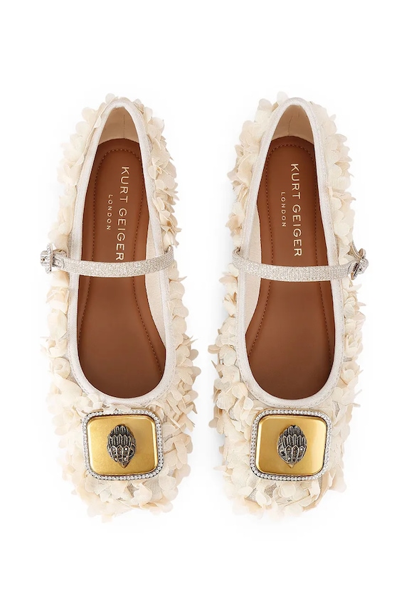 Balerinke Kurt Geiger London Pimlico Ballerina 5392043069 bež SS26