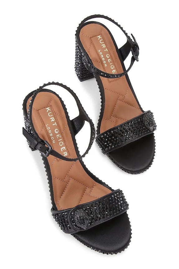 Kurt Geiger London sandały Kensington Langley 2646300609 czarny SS26