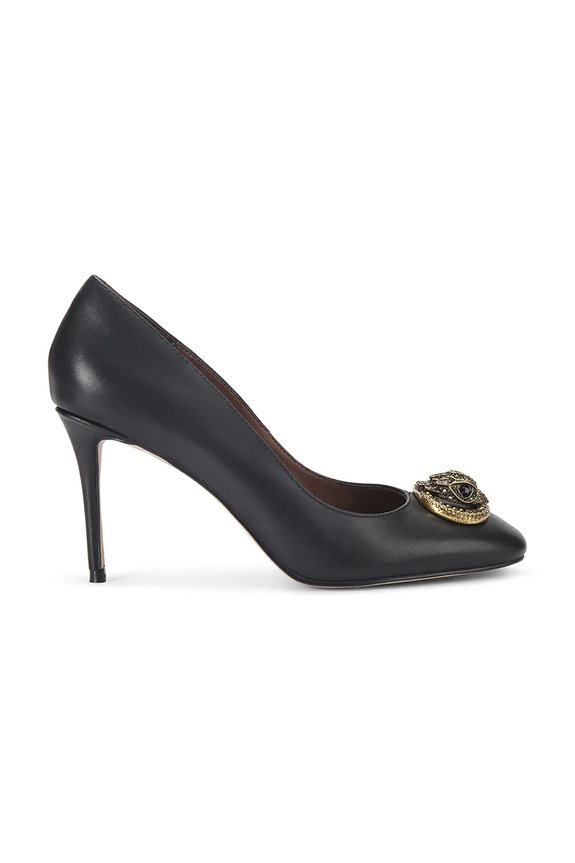 Kožené lodičky Kurt Geiger London Chelsea Round Toe Court přírodní kůže černá 5386100109