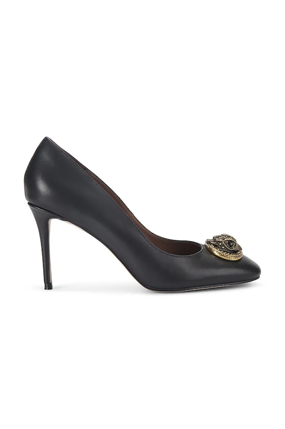 Kožené lodičky Kurt Geiger London Chelsea Round Toe Court přírodní kůže černá 5386100109