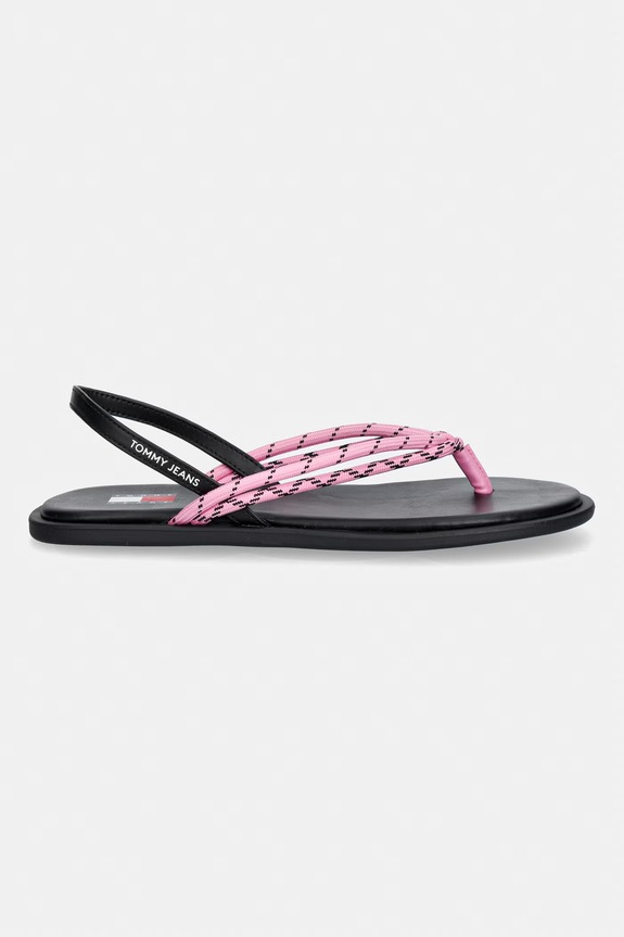 Tommy Jeans sandali da donna TJW CASUAL ROPE SANDAL EN0EN02951 rosa SS26