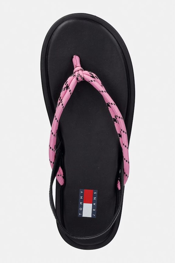 Tommy Jeans sandali da donna TJW CASUAL ROPE SANDAL rosa EN0EN02951
