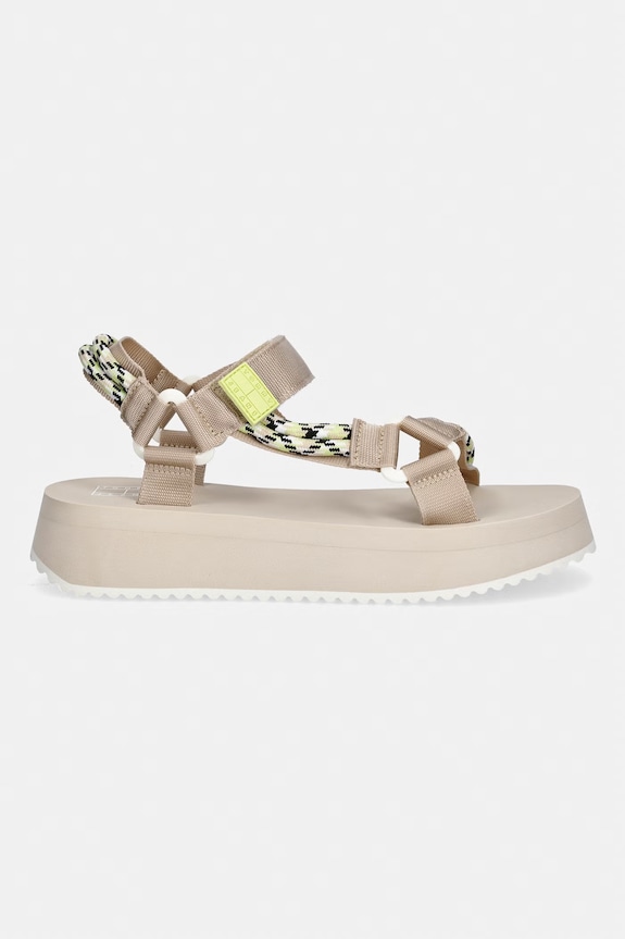 Tommy Jeans női platformos szandál TJW EVA ROPE SANDAL EN0EN02970 bézs SS26