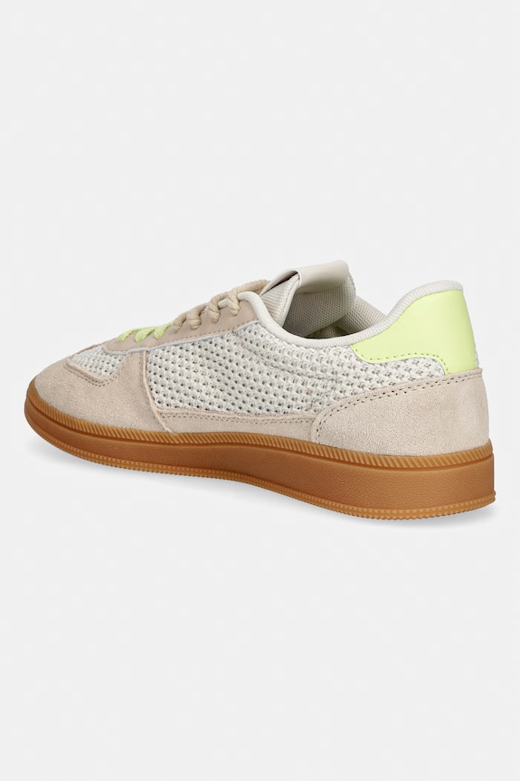 Παπούτσια Tommy Jeans THE GREENWICH EDGE KNIT sneakers γυναικεία EN0EN02986 μπεζ