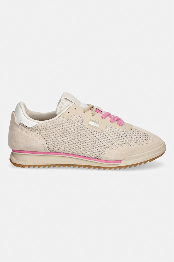 Tommy Jeans TJW LOW PROFILE RUNNER KNIT sneakersy damskie EN0EN02992 beżowy SS26
