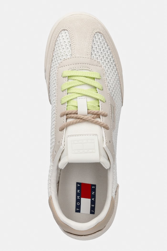 Tommy Jeans TJW LOW PROFILE RUNNER KNIT sneakersy damskie beżowy EN0EN02992