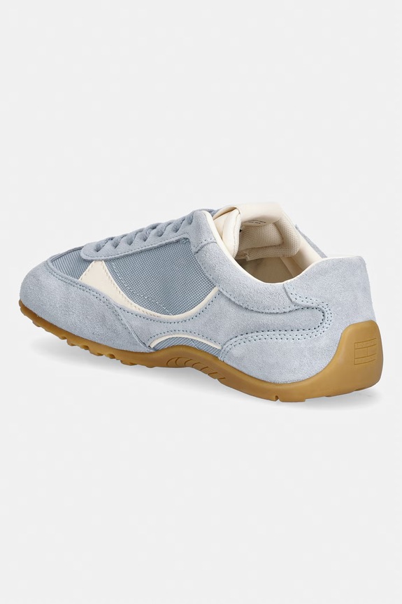 Obuwie Tommy Jeans ARCHIVE '97 LITE SUEDE sneakersy damskie EN0EN02997 niebieski