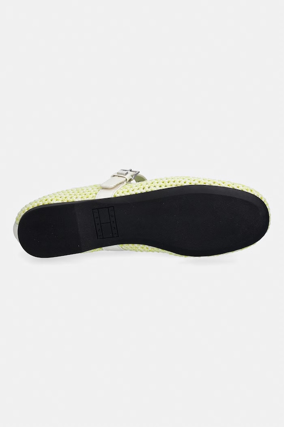 Tommy Jeans baleriny TJW KNITTED BALLERINA EN0EN03030 żółty