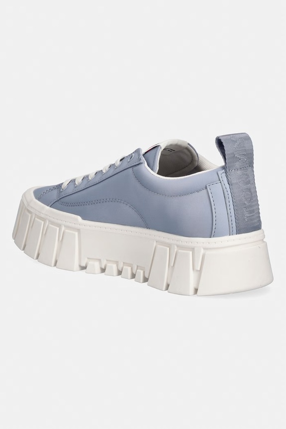 Obuwie Tommy Jeans TJW FLATFORM CHUNKY SNEAKER sneakersy damskie EN0EN03036 niebieski