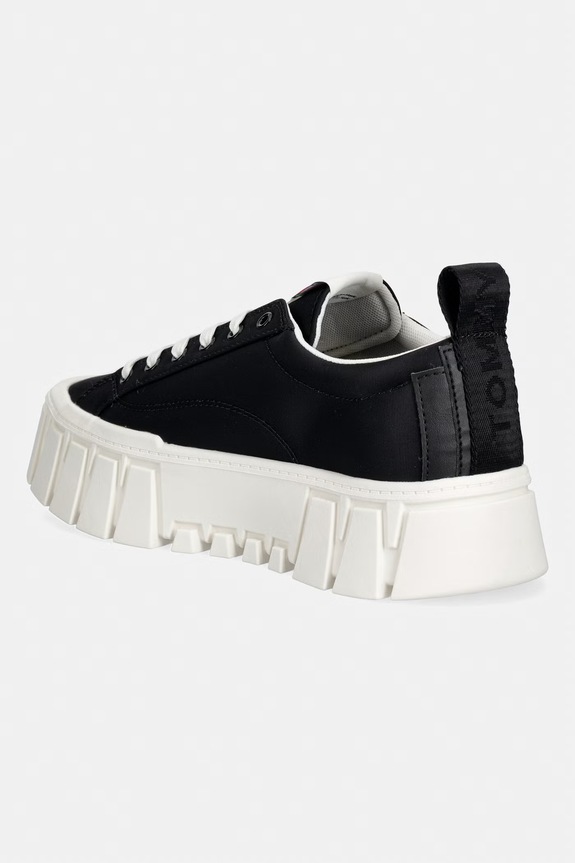 Obuv Dámske tenisky Tommy Jeans TJW FLATFORM CHUNKY SNEAKER EN0EN03036 čierna