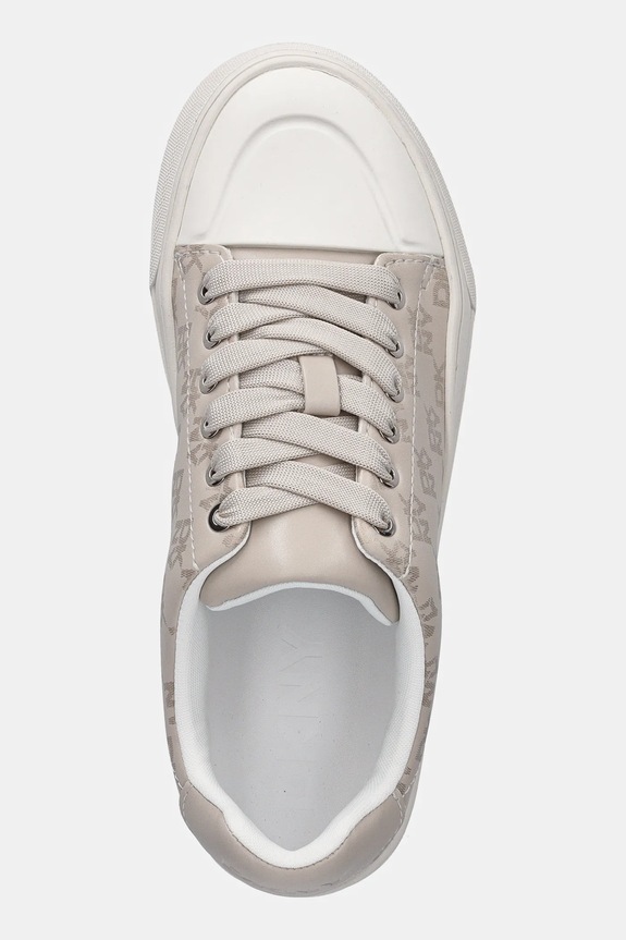 Dkny tenisówki York Logo beżowy K3556786.BNE