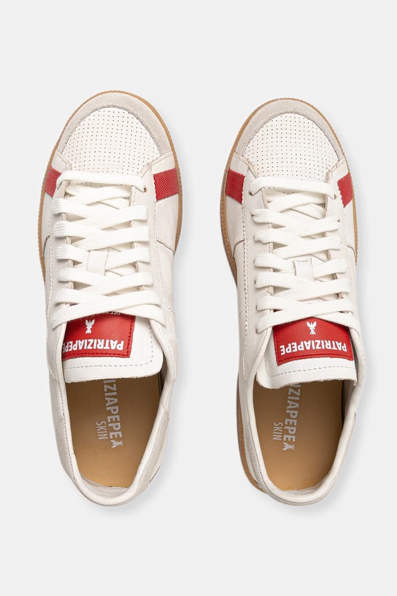 Patrizia Pepe sneakersy skórzane biały 2Z0064.L150.FF69