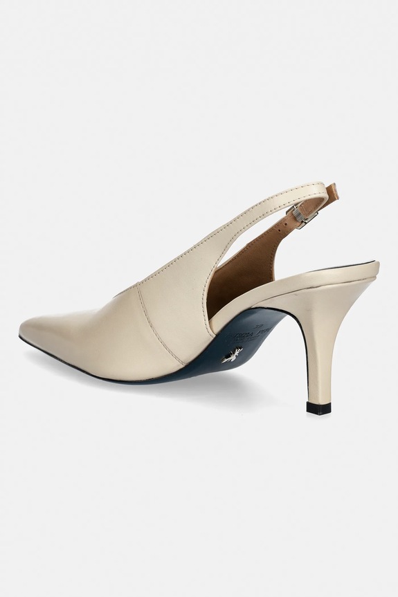 Încălțăminte Patrizia Pepe stilettos de piele 8Z0107.L048.W405 bej