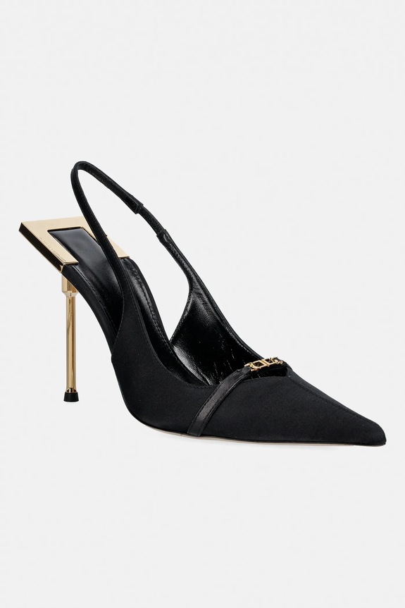 Γόβες Elisabetta Franchi υφασμάτινο μαύρο SA29L61E2.110