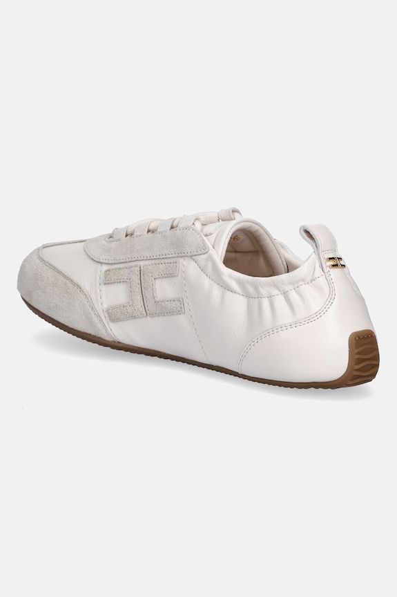 Obuv Kožené tenisky Elisabetta Franchi SA39G61E2.193 béžová