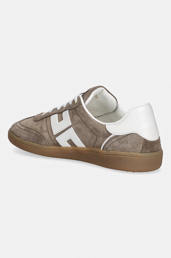 Obuwie Elisabetta Franchi sneakersy zamszowe SA61G61E2.FC5 beżowy