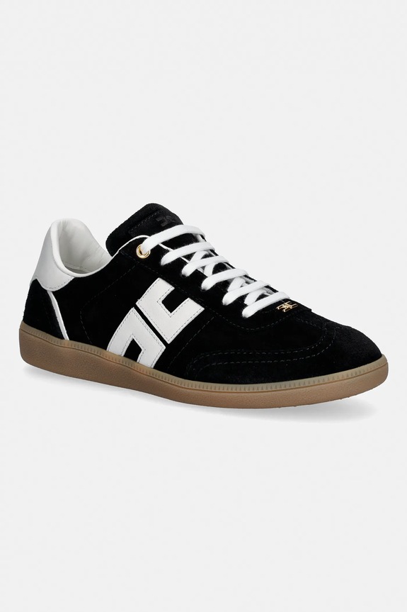 Elisabetta Franchi sneakersy zamszowe skóra zamszowa czarny SA61G61E2.314