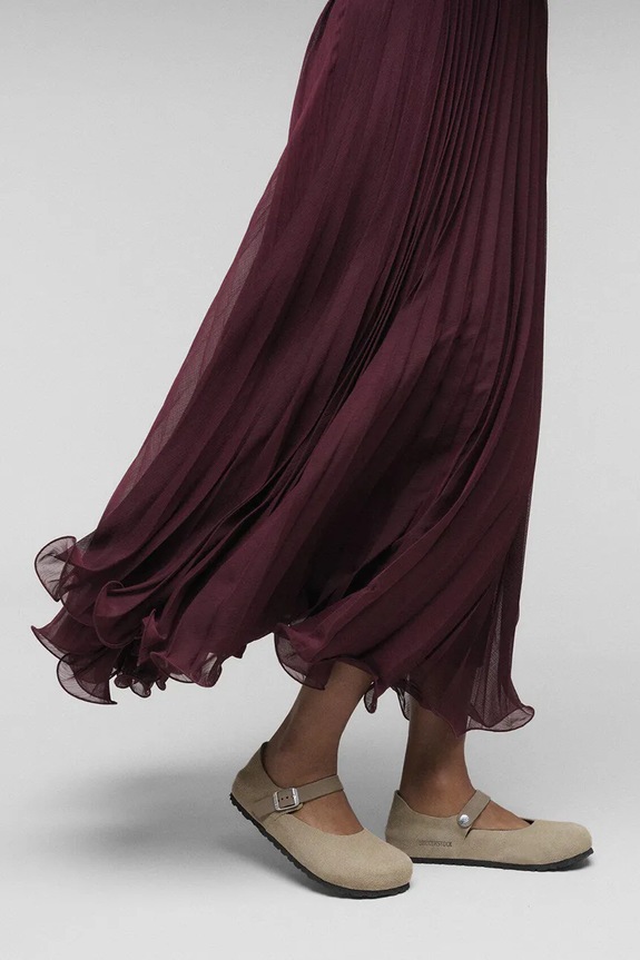 Birkenstock μπαλαρίνες σουέτ Mantova 1030432