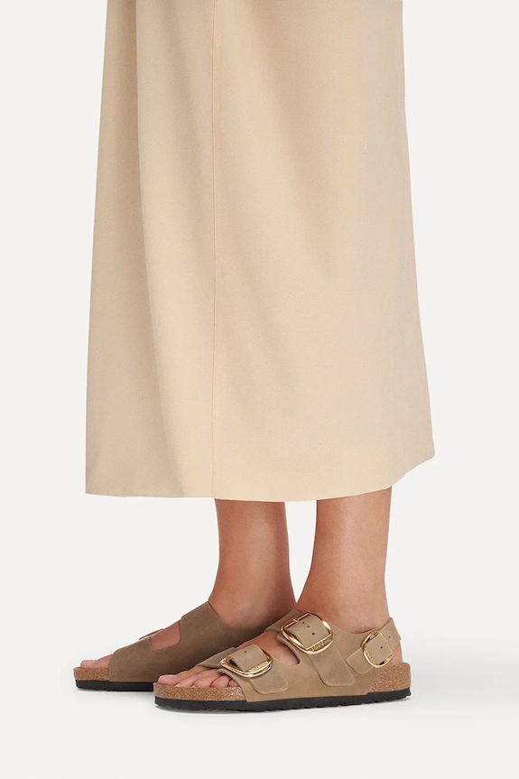 Birkenstock σανδάλια με επίπεδο τακούνι Γυναικεία δερμάτινα 1031782