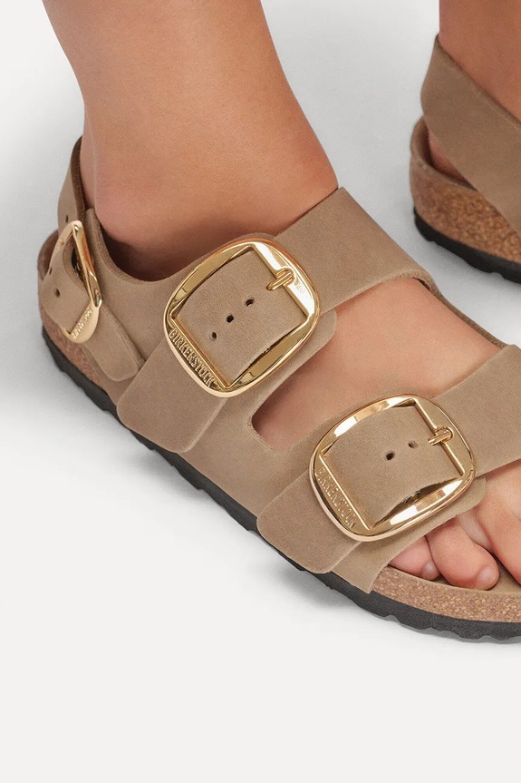 Birkenstock σανδάλια με επίπεδο τακούνι Γυναικεία δερμάτινα 1031782