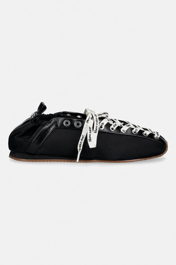 GANNI baleriny B1040014 czarny SS26